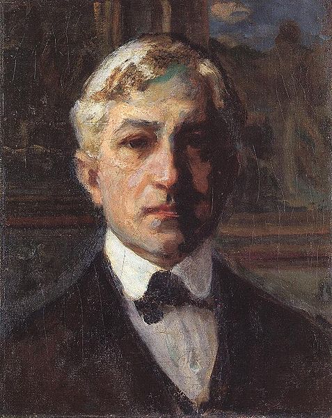 Self-Portrait ca. 1910  by Janos Thorma (1870-1937)  Hungarian National Gallery